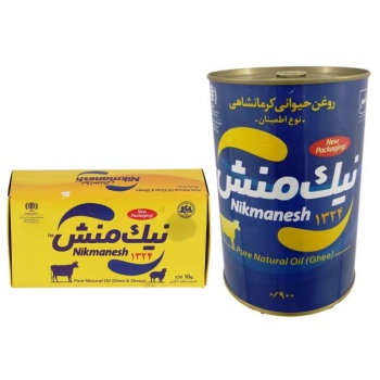  حیوانی کرمانشاهی اطمینان نیک منش - 900 گرم و روغن حیوانی ممتاز نیک منش بسته 50 عددی636267832012319310